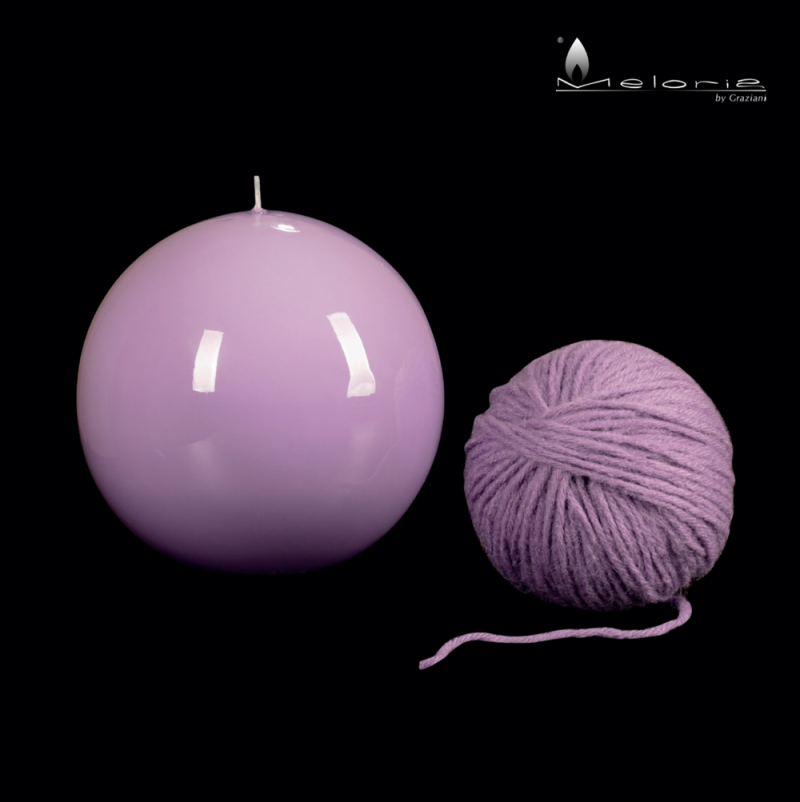 Svijeća GRAZIANI Meloria Ball Classic 150, lila