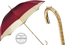 Kišobran Pasotti -Burgundy Swarovski  Umbrella, Double Cloth