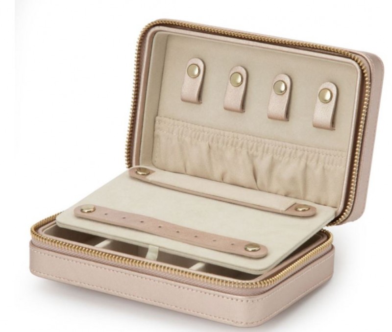 Torbica za nakit WOLF 1834, Palermo Zip, rose gold