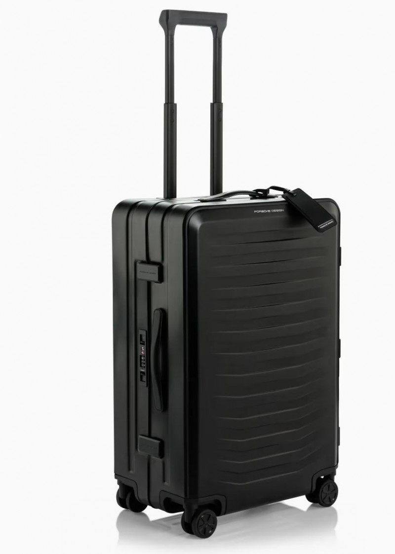 Torba s kotačima Roadster Aluminium M, crna