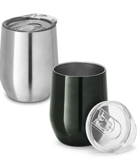 Šalica putna 400 ml, srebrna