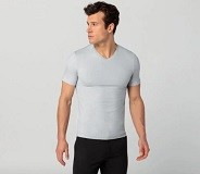 Majica V-Neck Tee, ashgry
