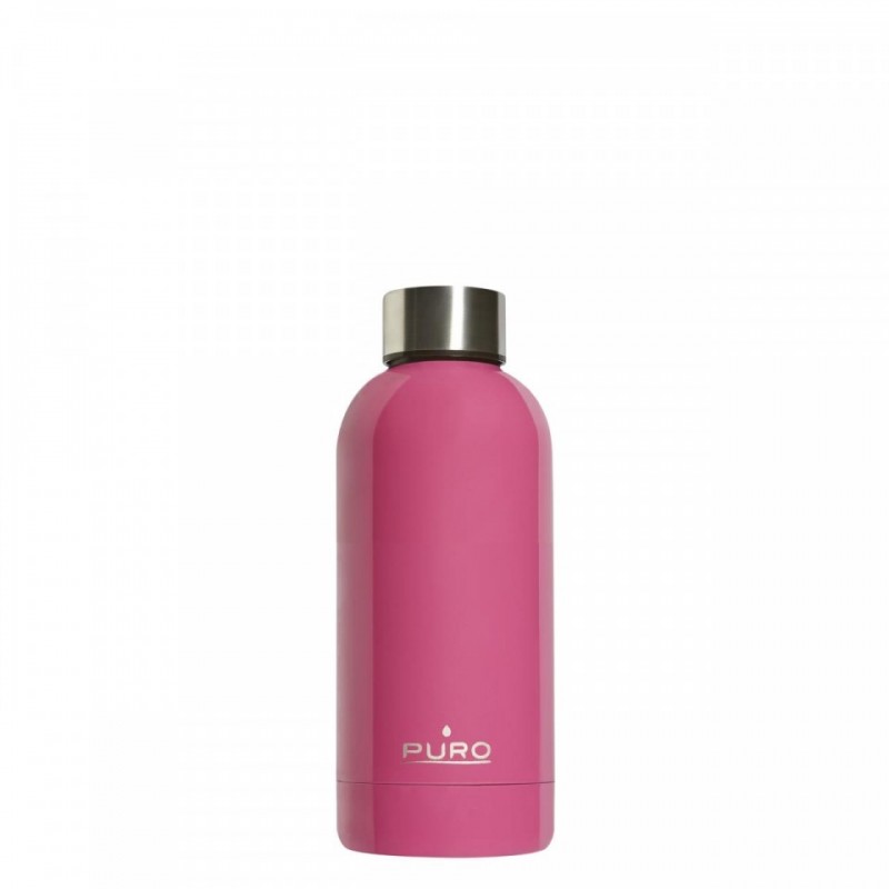 Boca za vodu Puro - 350 ml, Glossy roza