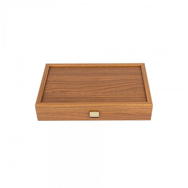 Backgammon set MANOPOULOS Walnut SMALL 30x20 cm
