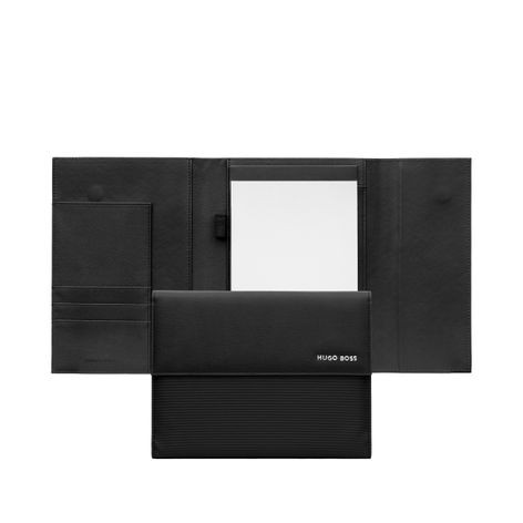 Mapa A5 Pinstripe Black - Hugo Boss