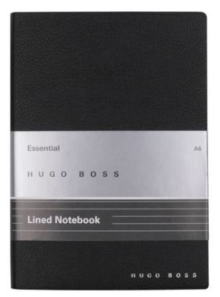 Notebook A6 Essential Storyline Black Plain