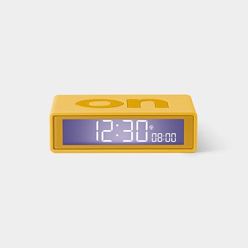 Sat budilica LEXON Flip+, žuta