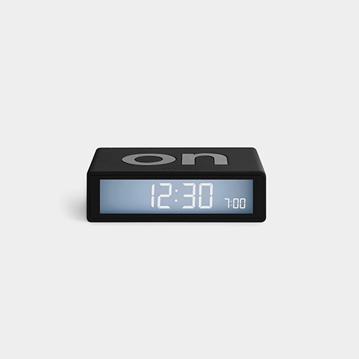 Sat budilica LEXON Flip+ Travel, crna