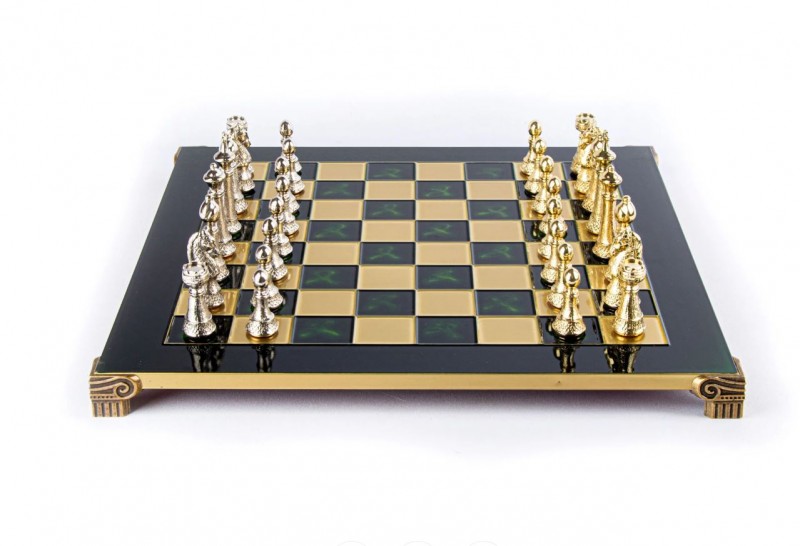 Šah set MANOPOULOS Classic Metal Staunton Chess set 44cm