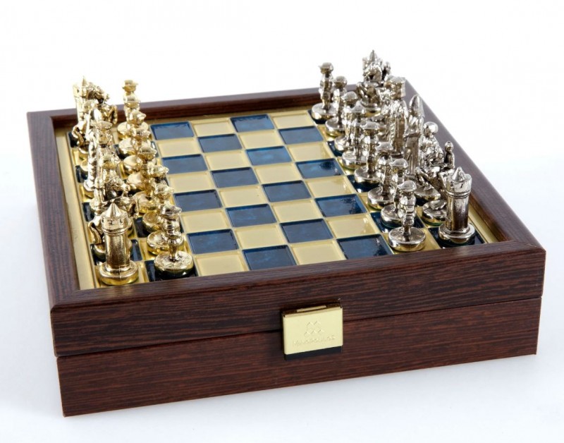 Šah set MANOPOULOS Byzantine Empire Metal Chess set 20cm