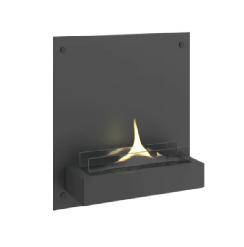 Kamin zidni TF Solo 180, crni